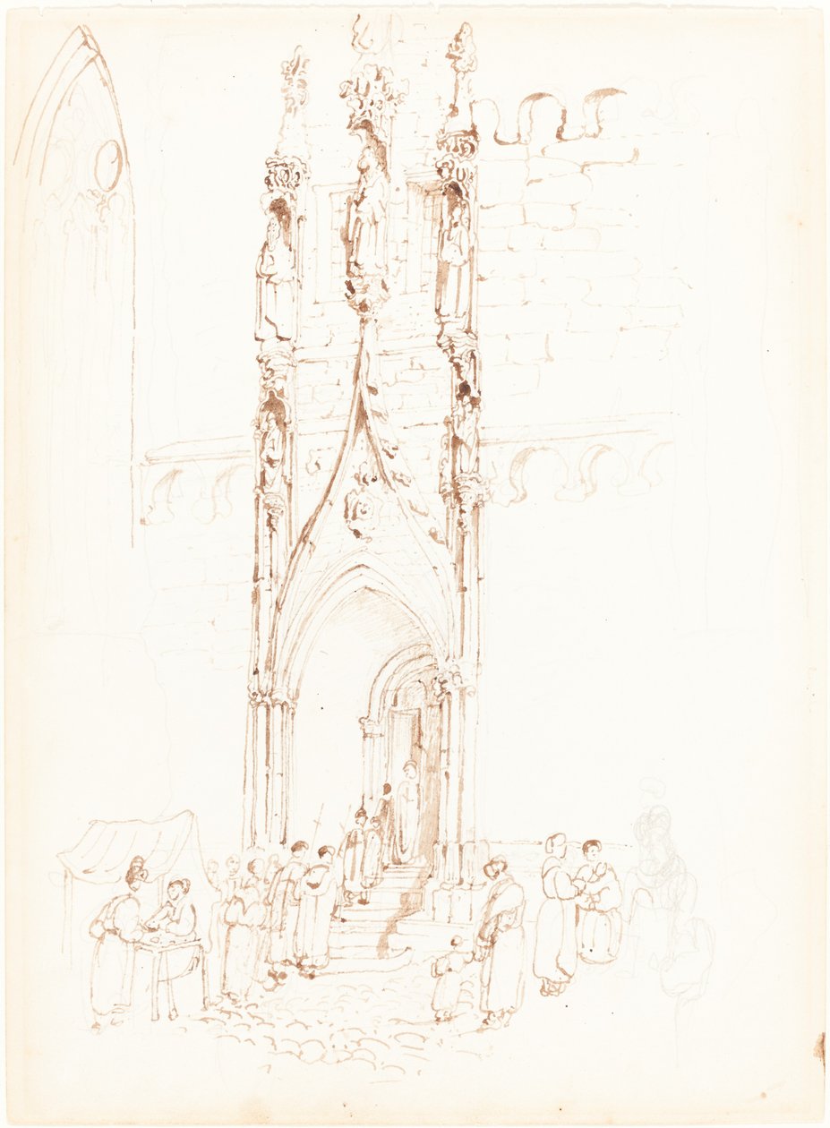 A Gothic Arch by John Skinner Prout