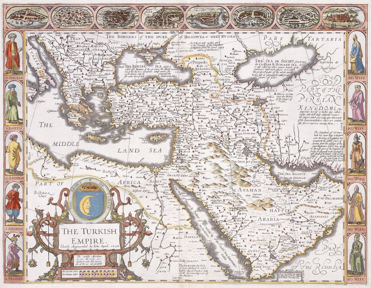 The Turkish Empire by John Speed