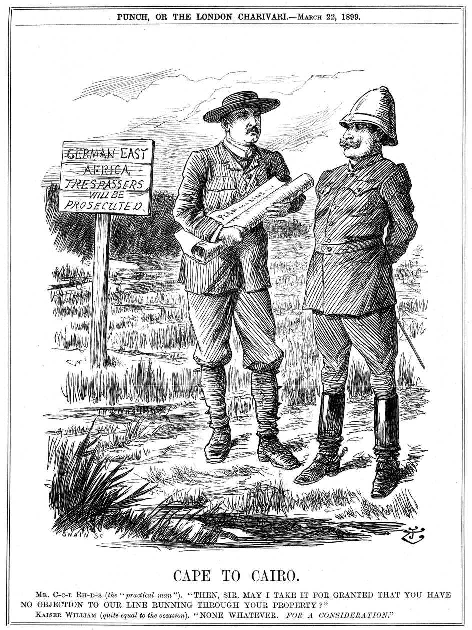 Cape to Cairo by John Tenniel