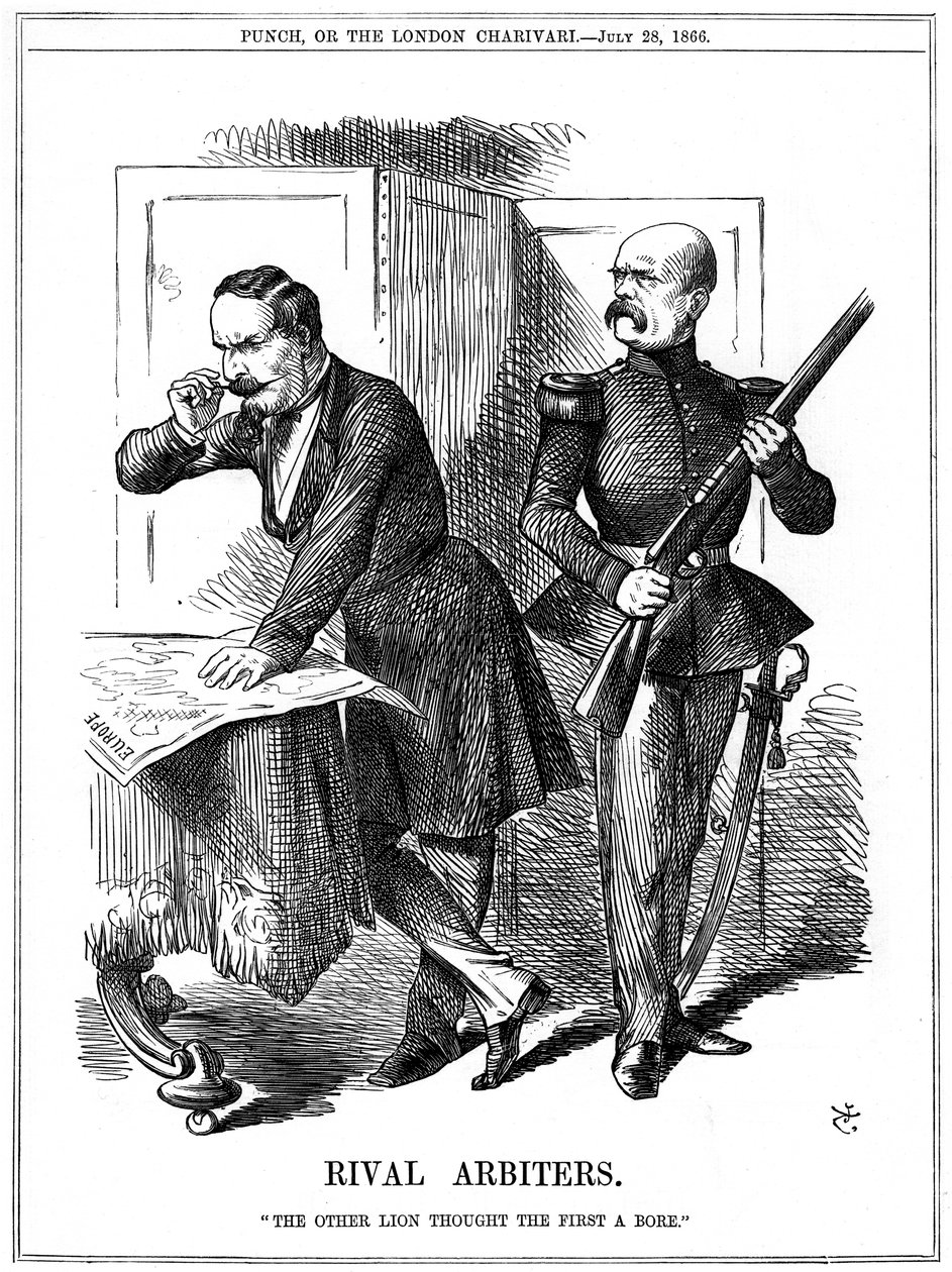 Rival Arbiters, 1866 by John Tenniel