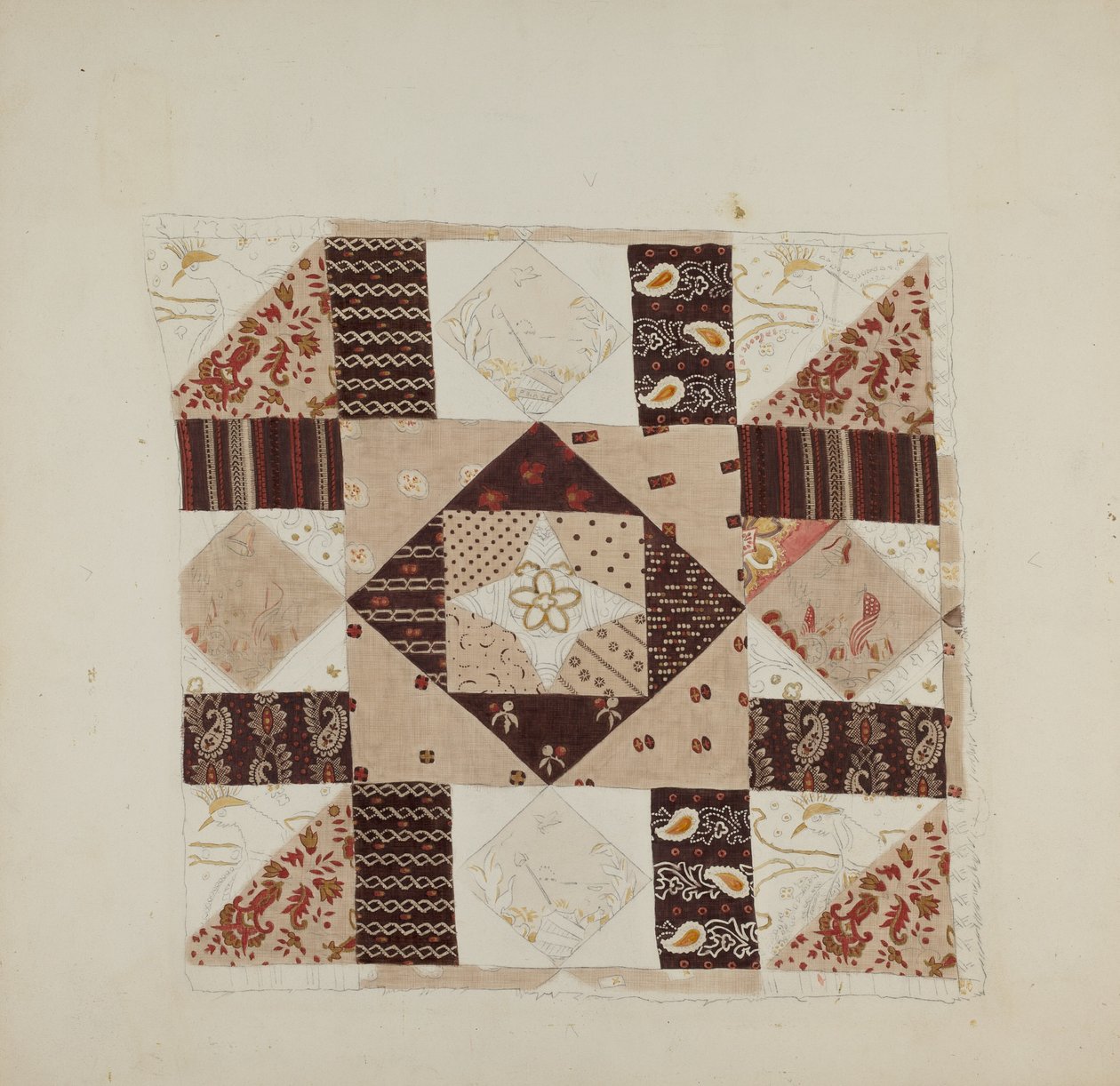 Printed Cotton by John Tubrant