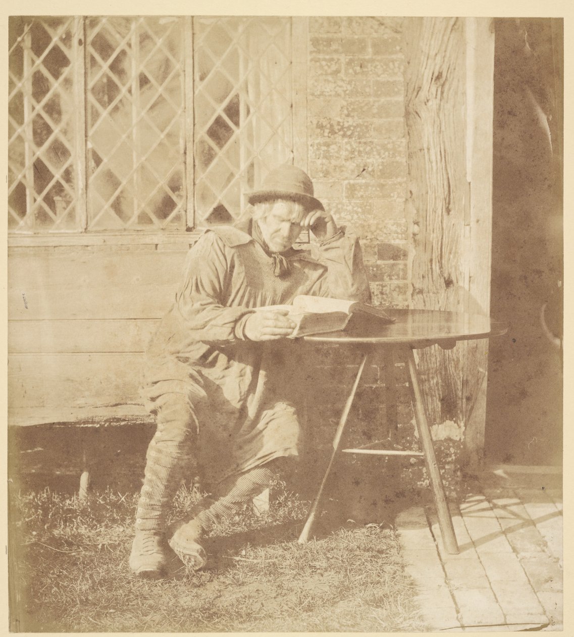 Man Reading a Book by John Whistler