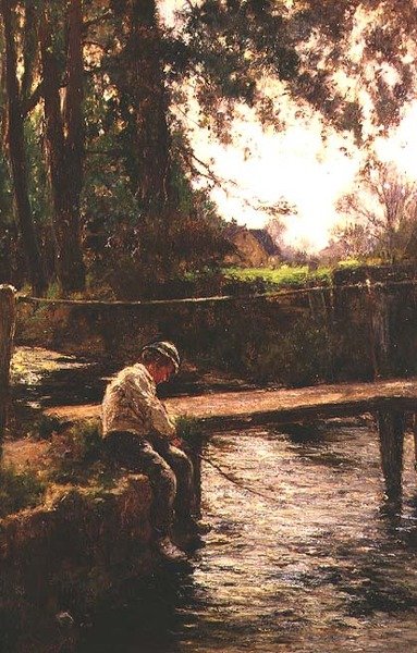 The Young Angler by John White