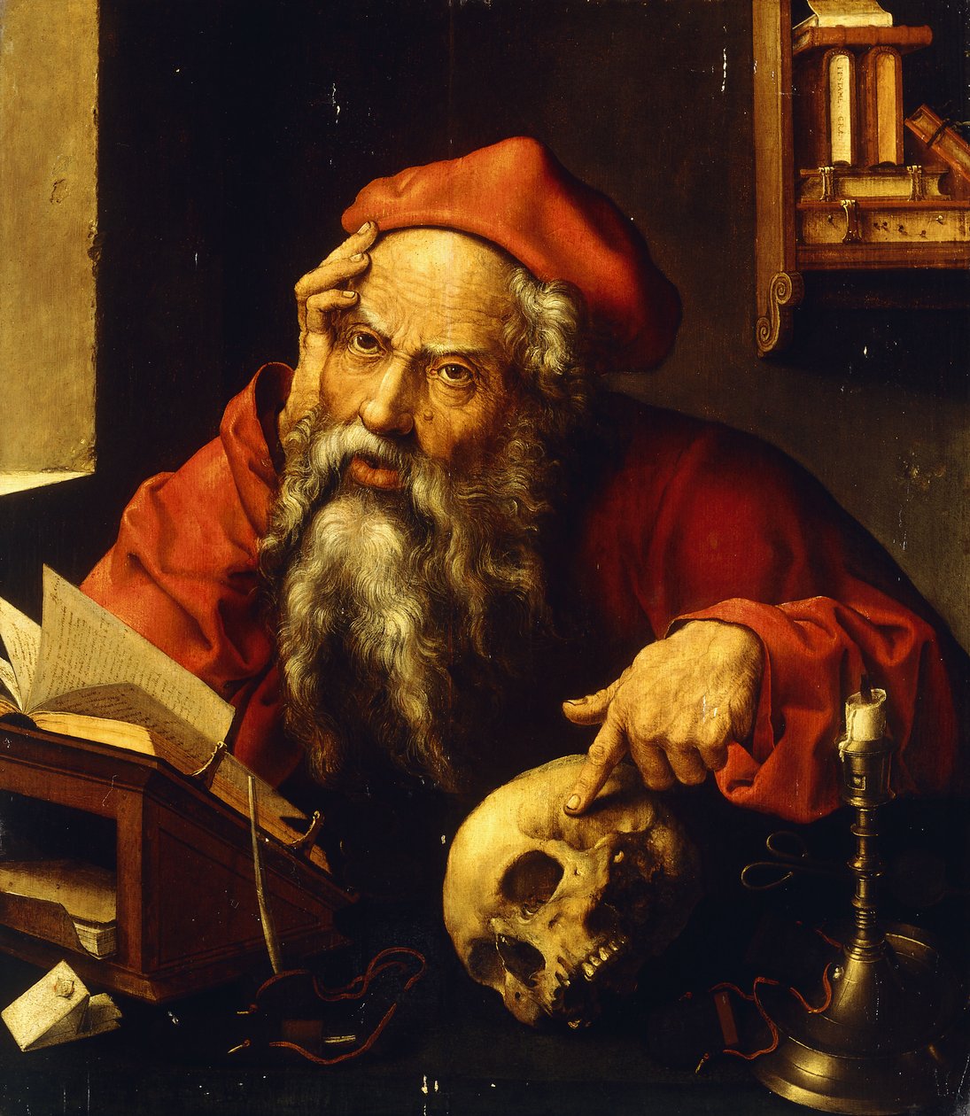 Saint Jerome by Joos van Cleve