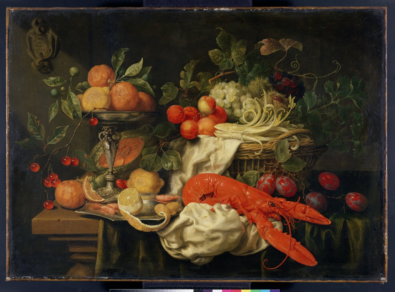 Still Life with Lobster by Joris van Son