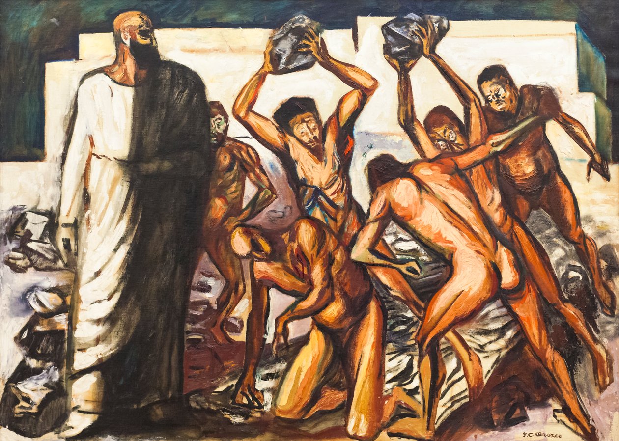 The Martyrdom of Saint Stephen by José Clemente Orozco