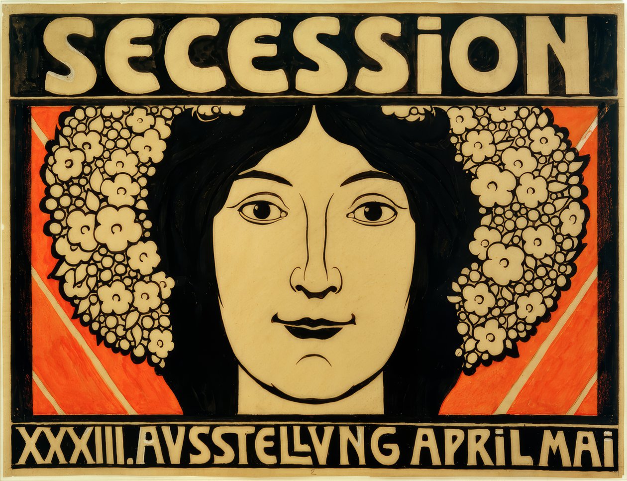 Poster Design for the XXXIII Secession Exhibition by Josef Engelhart