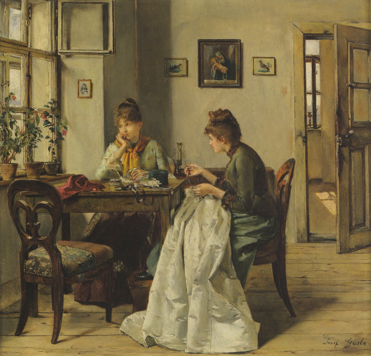 The Seamstress by Josef Gisela