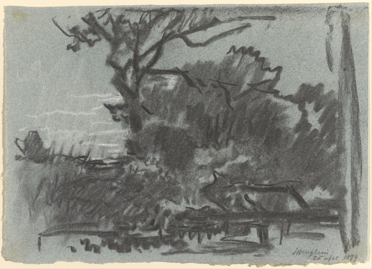 Forest Scene by Josef Wenglein