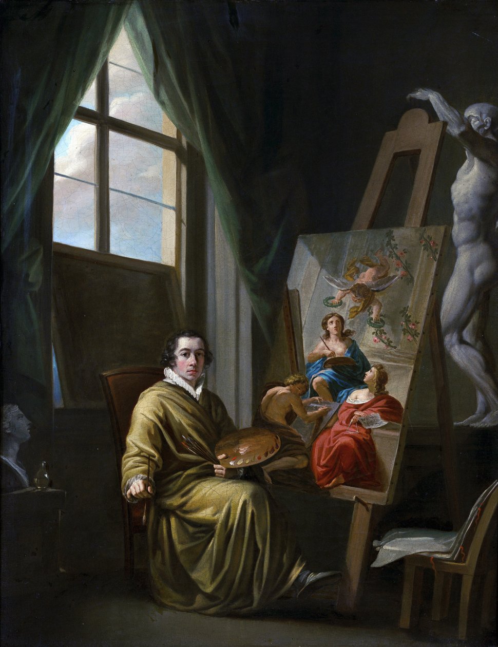Self-portrait by Josef Abel