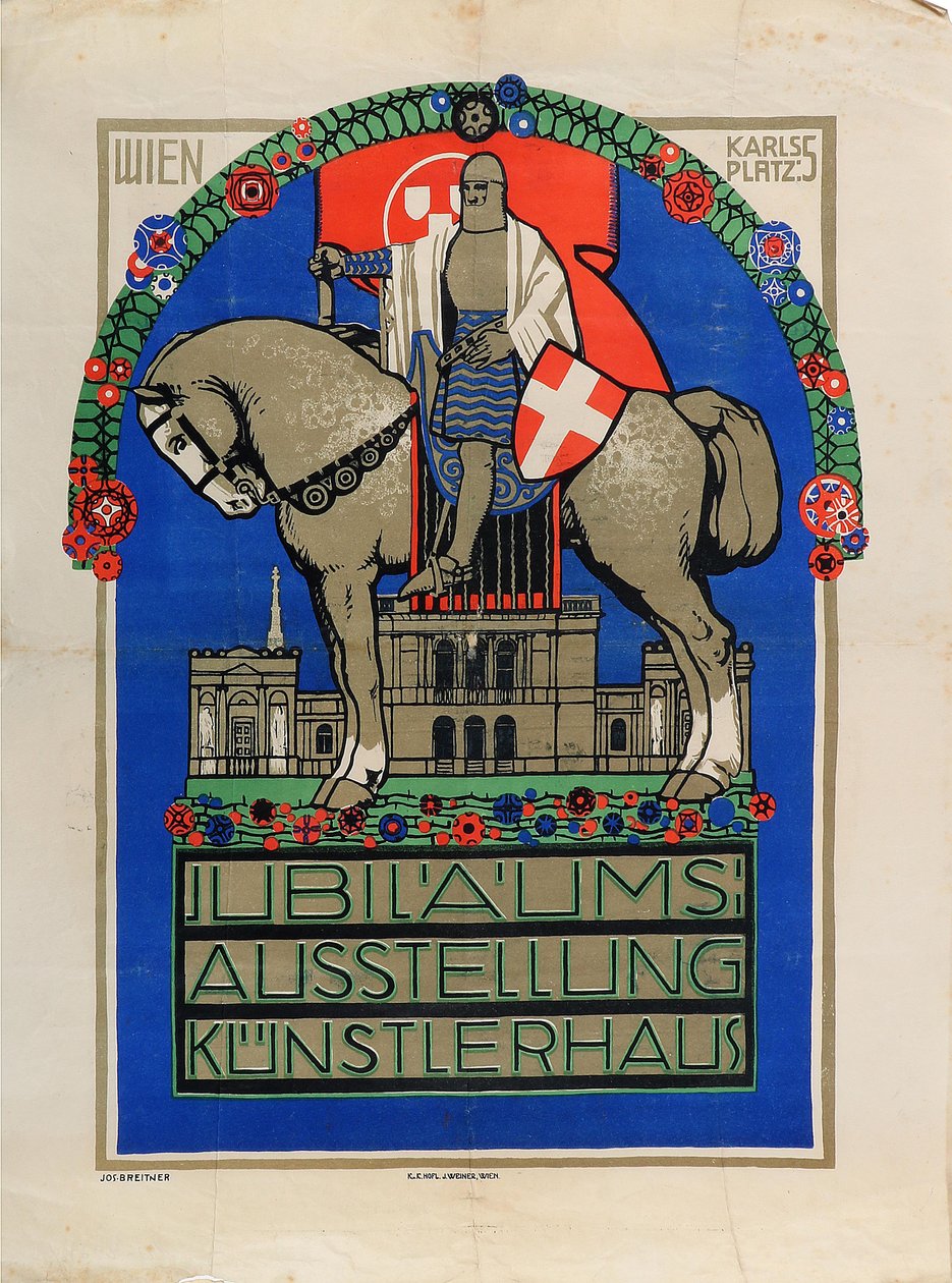 Anniversary Exhibition Vienna Künstlerhaus, 1908 by Josef Breitner