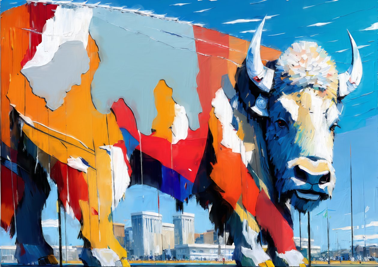 Buffalo 1 by Josef Johann Michel