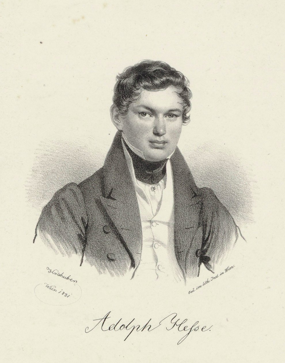 Adolf Hesse by Josef Kriehuber