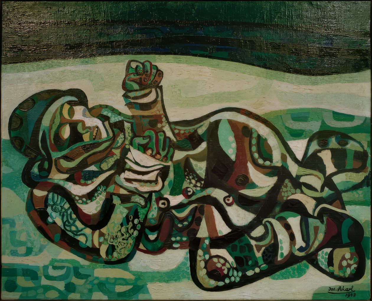 Dead Soldier by Josef Scharl