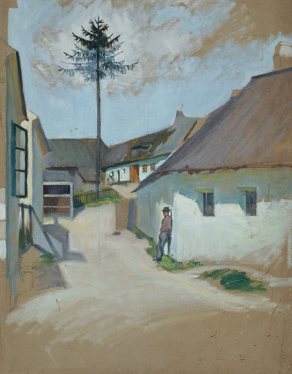 Village Street by Josef Wawra