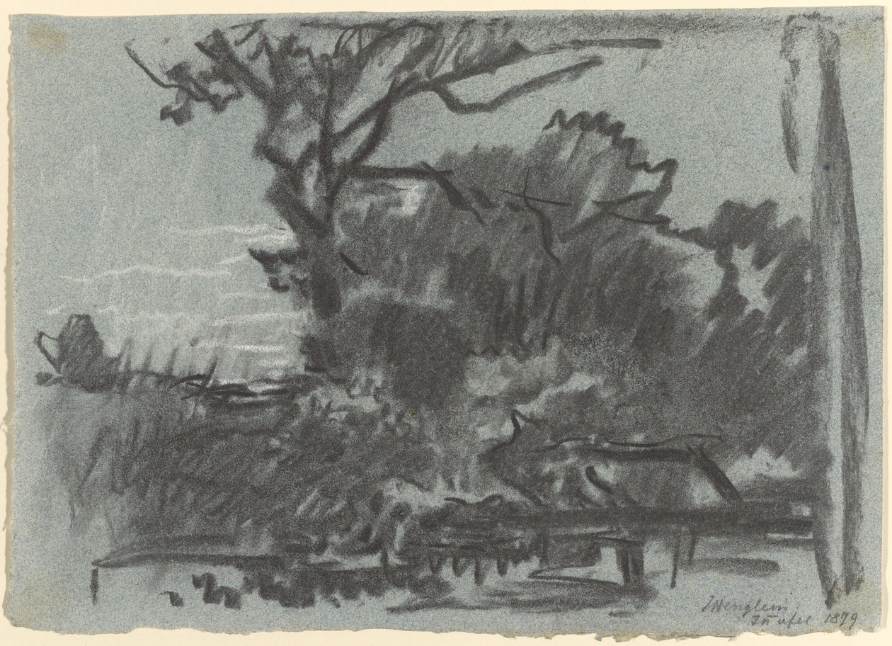 Forest Scene by Josef Wenglein
