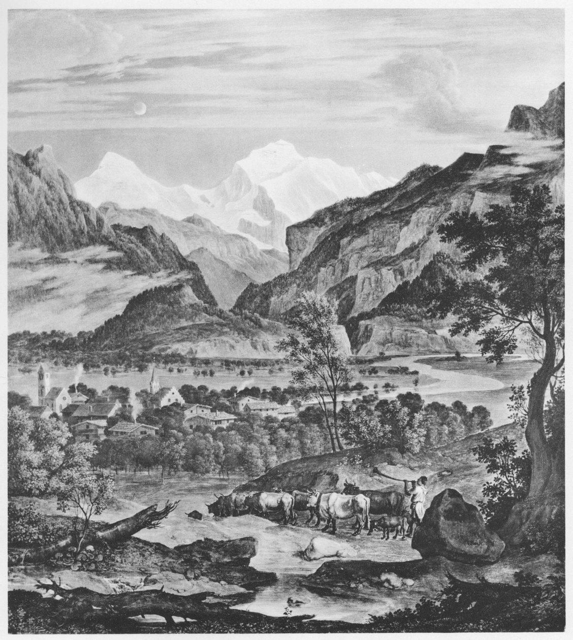 Berner Oberland by Joseph Anton Koch