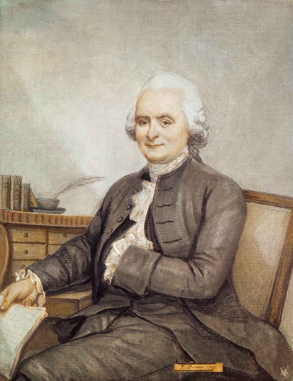 Portrait of Delille by Joseph Ducreux