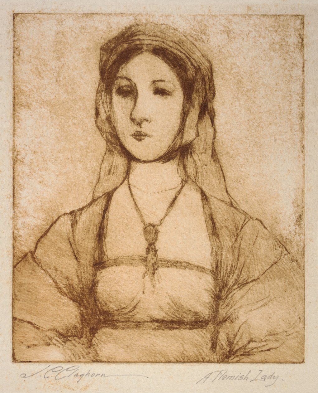 A Flemish Lady by Joseph C. Claghorn