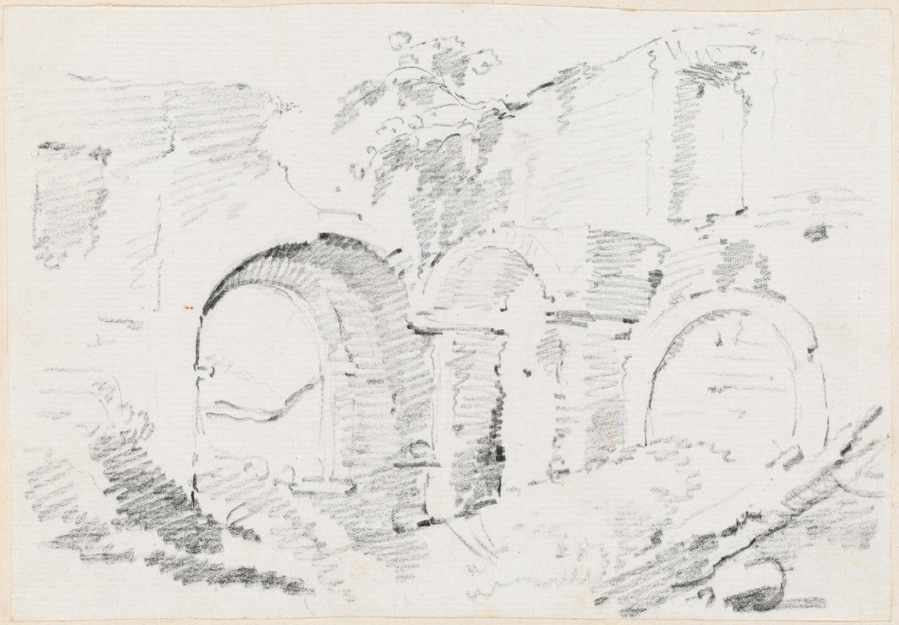 Roman Walls by Joseph Marie Vien