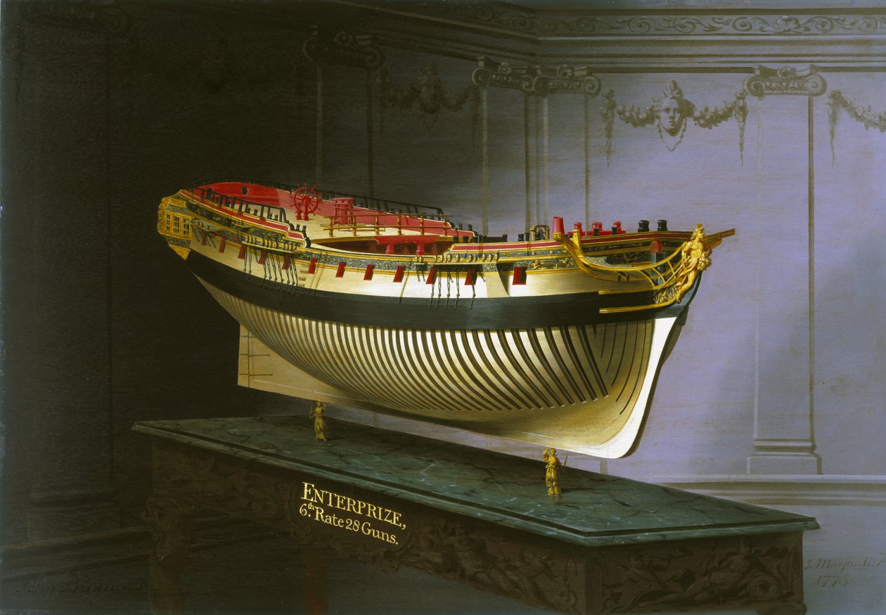 HMS Enterprise by Joseph Marshall