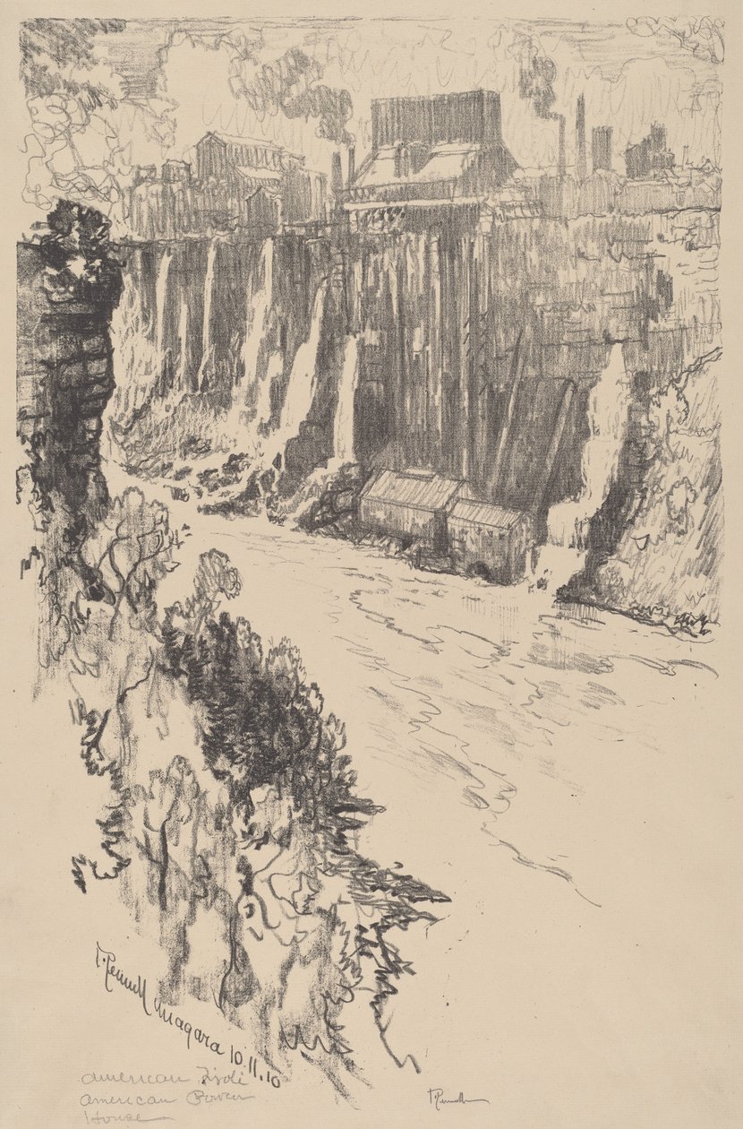 American Tivoli by Joseph Pennell