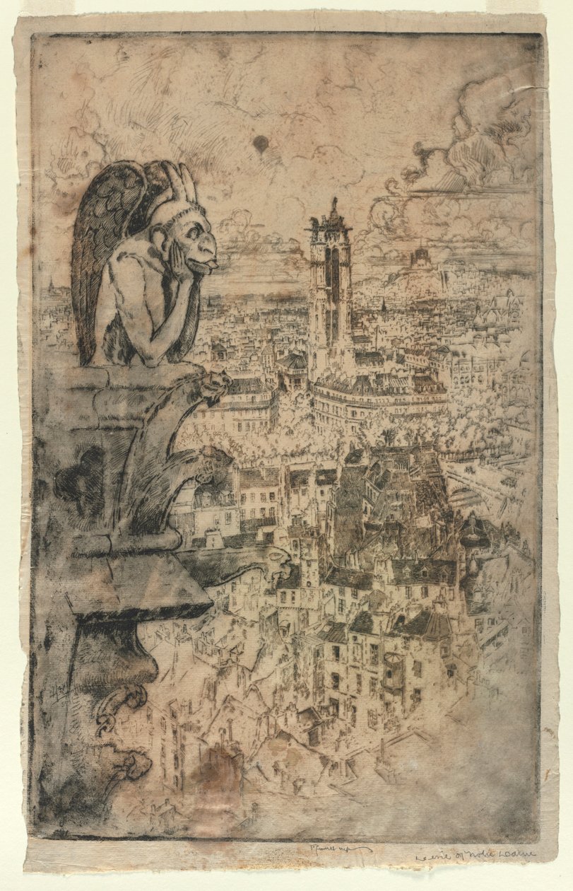Le Stryge by Joseph Pennell
