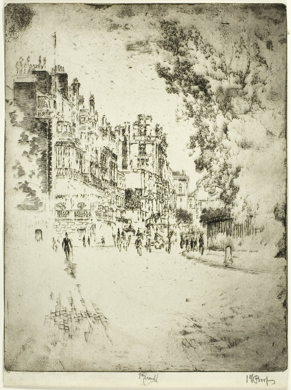 Park Lane by Joseph Pennell