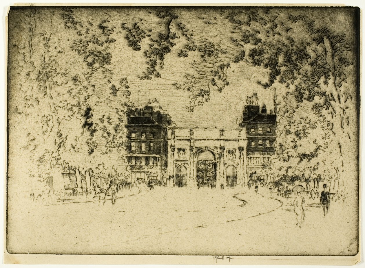The Marble Arch by Joseph Pennell