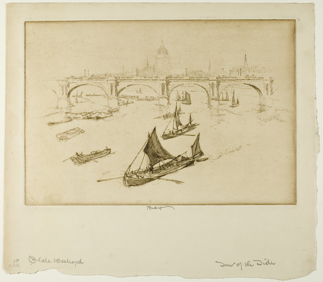 Waterloo Bridge by Joseph Pennell