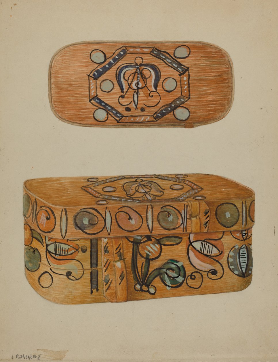 Pa. German Box by Joseph Rothenberg