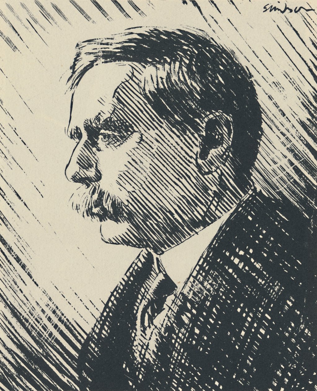 H. G. Wells by Joseph Simpson