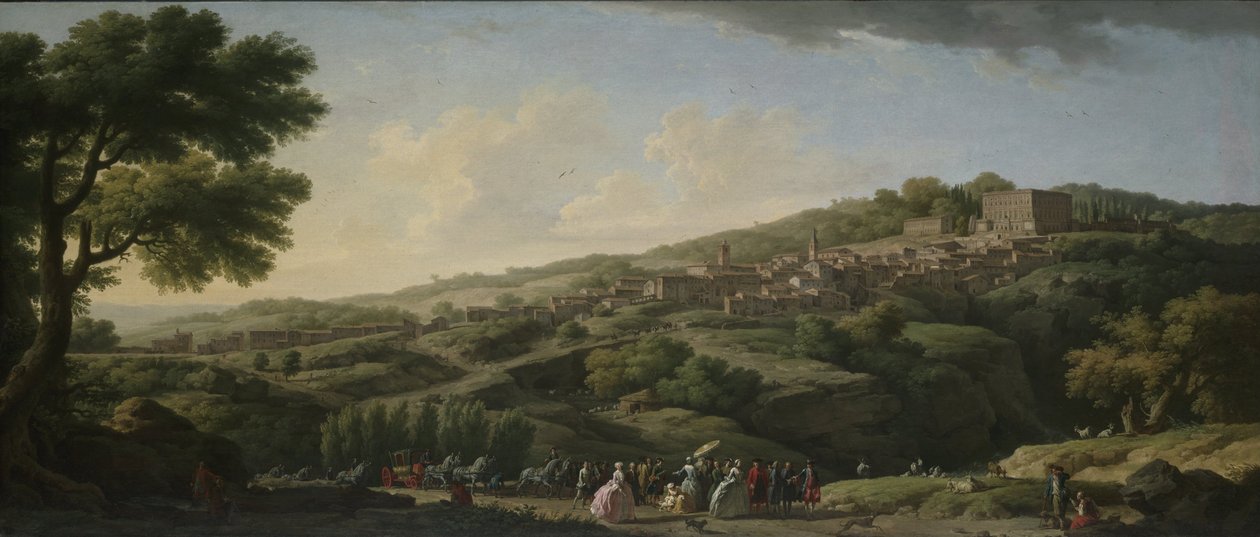 Villa at Caprarola by Joseph Vernet