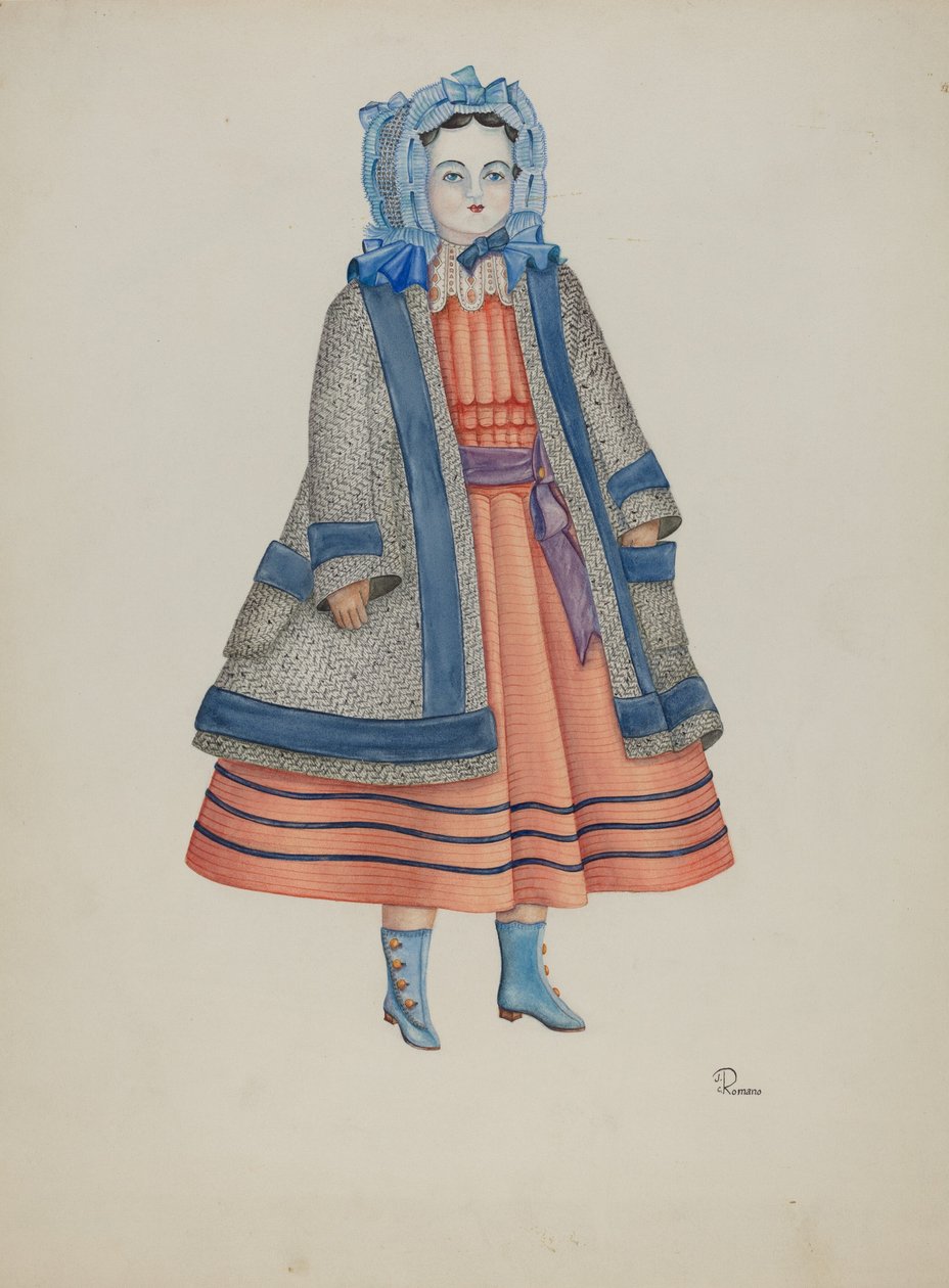 Doll - "Rose Bates" by Josephine C. Romano