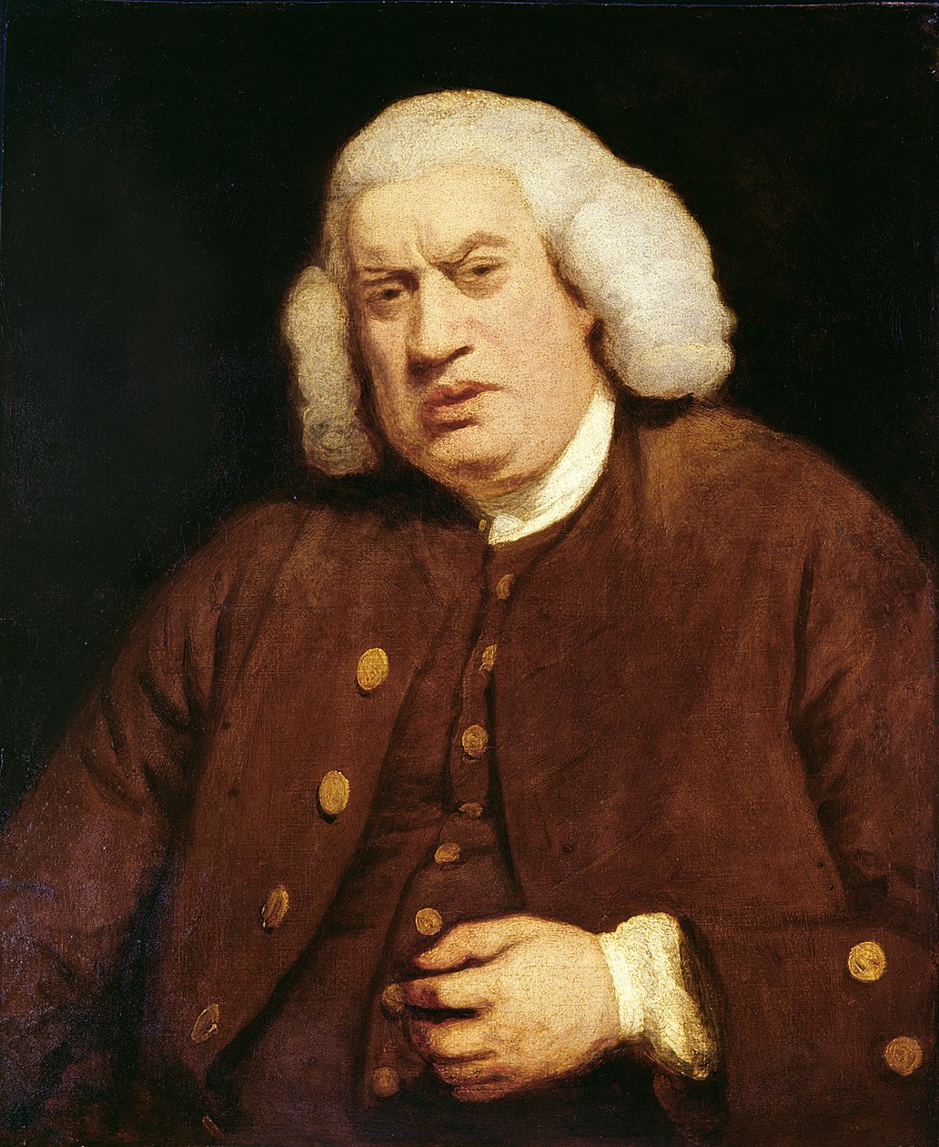 Portrait of Dr. Samuel Johnson by Joshua Reynolds