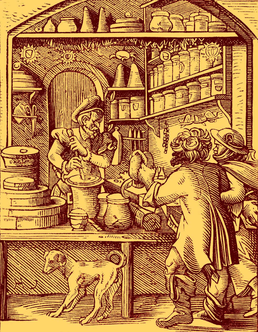Apothecary by Jost Amman