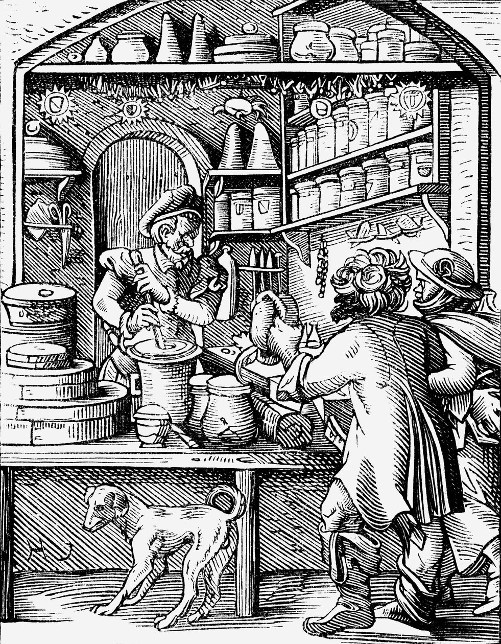 Apothecary by Jost Amman