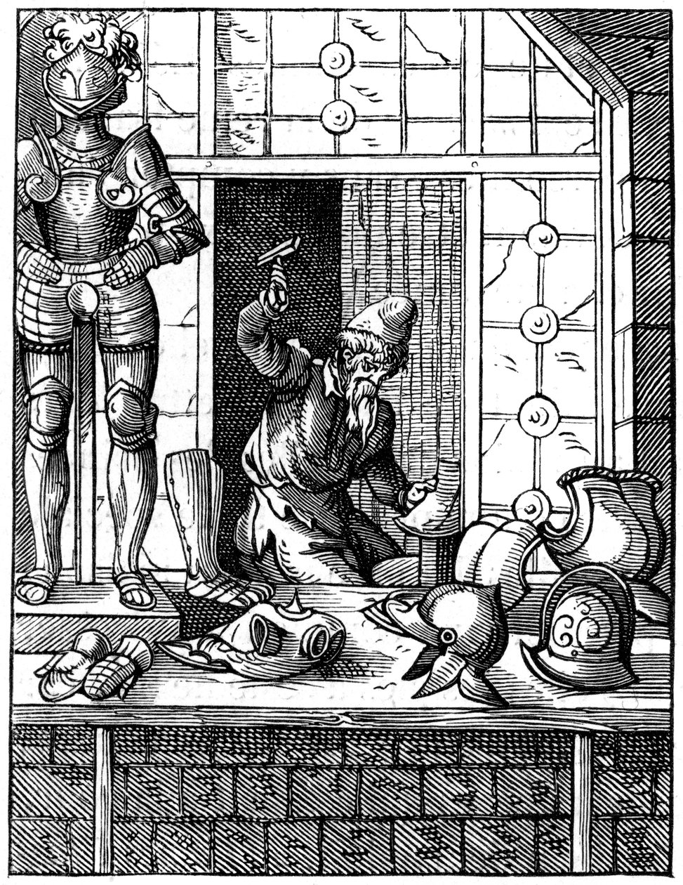 Armourer, 16th century by Jost Amman