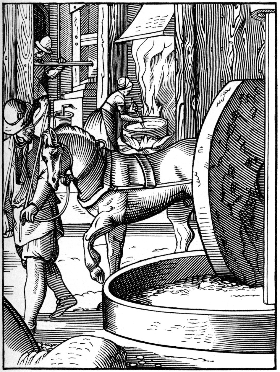 The Manufacture of Oil by Jost Amman