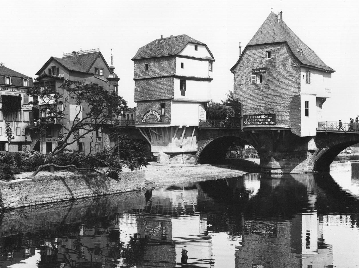 Nahe Bridge, Bad Kreuznach by Jousset