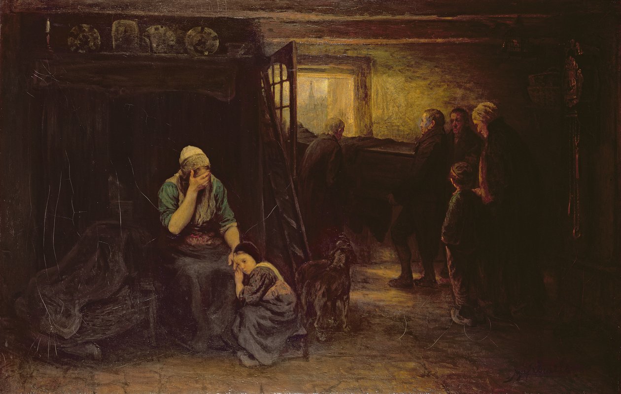 Grief (Out of Darkness into Light), c.1871 by Jozef Israëls