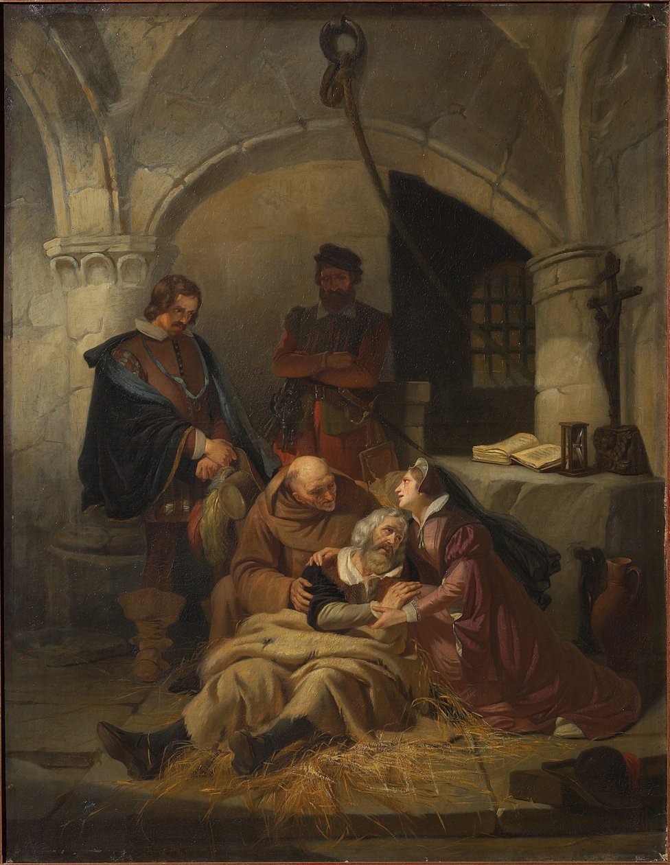 Godmaert in Prison by Jozef Geirnaert