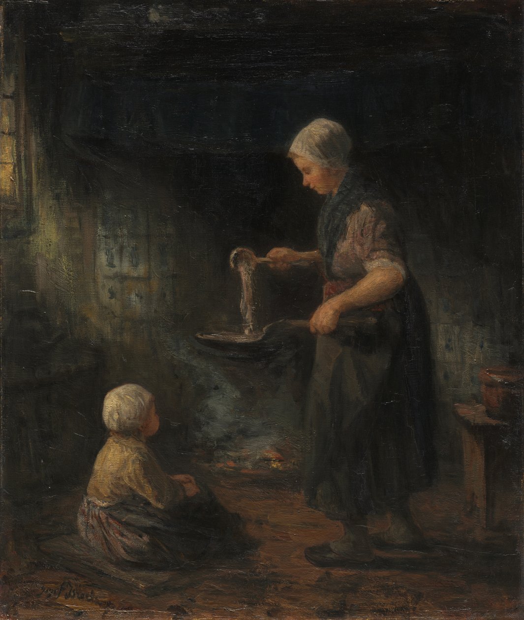 The Pancakes by Jozef Israëls