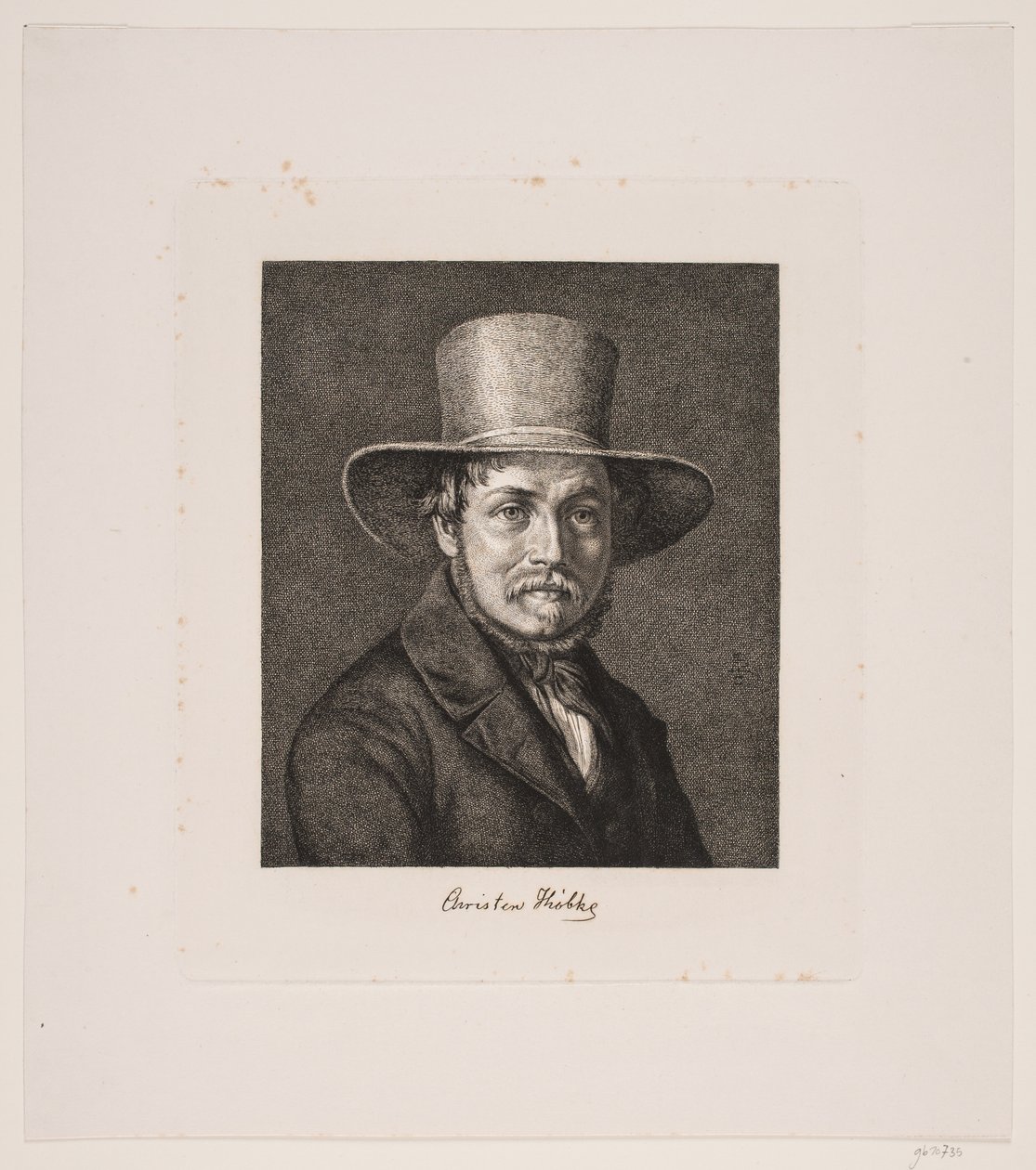 Christen Købke by Jørgen Roed