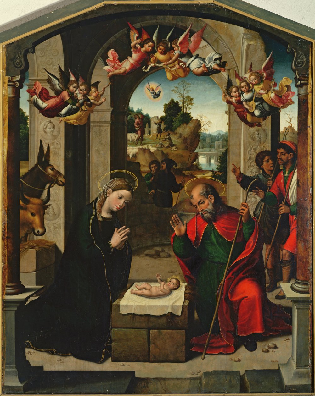 The Nativity by Juan Correa de Vivar