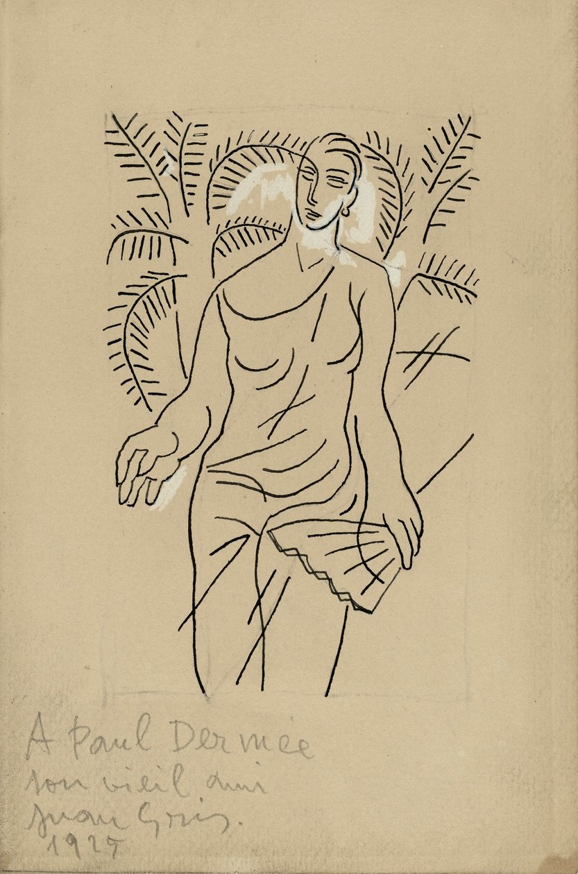 Woman at the... by Juan Gris