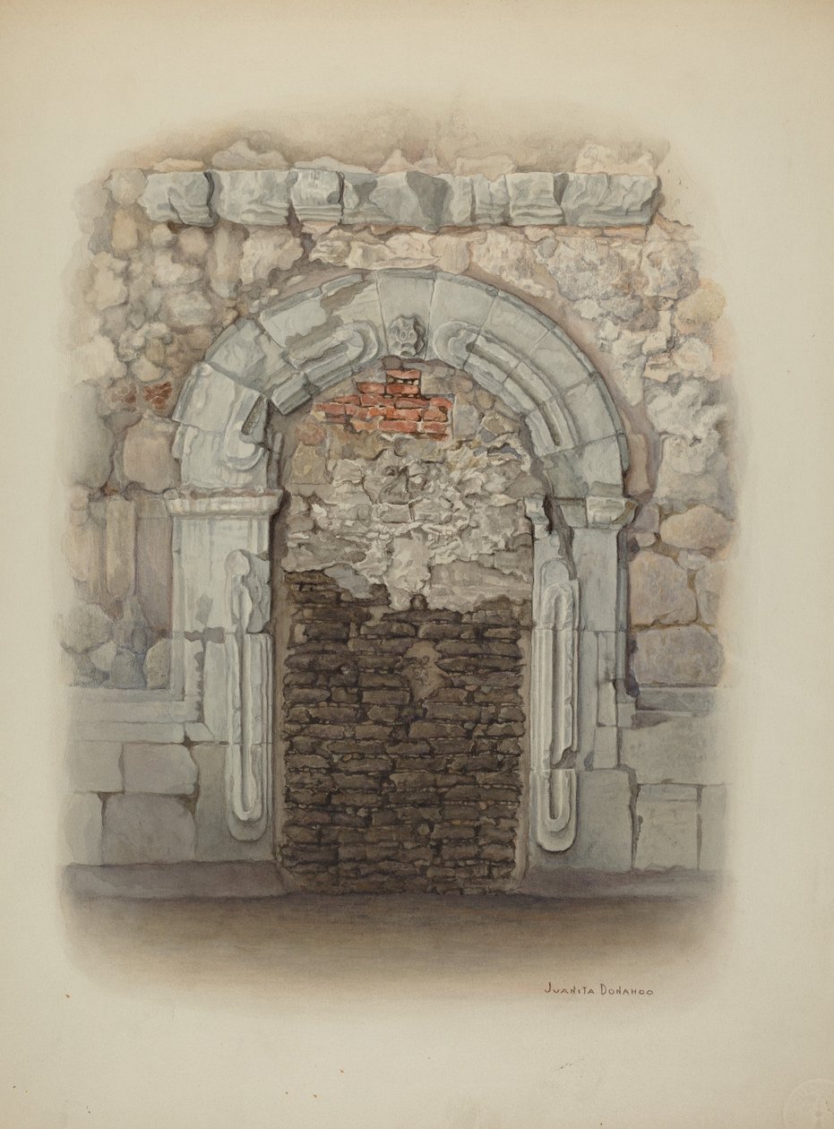 Doorway, Stone by Juanita Donahoo