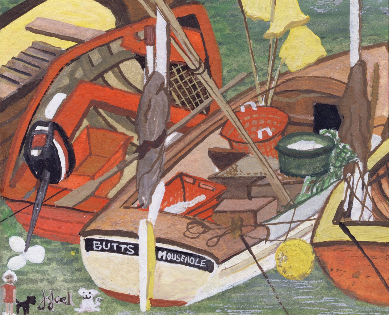 Butts of Mousehole by Judy Joel