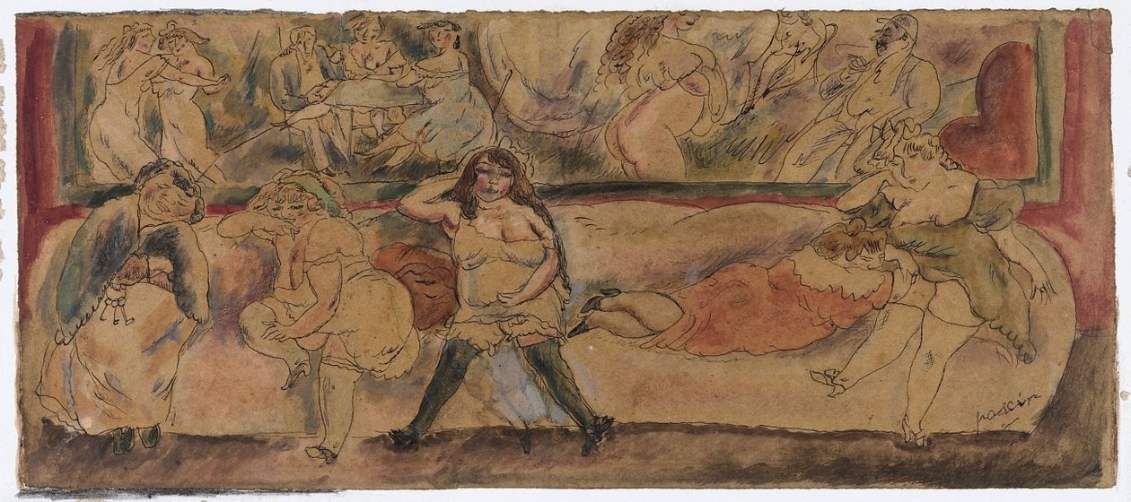 Maison Closen by Jules Pascin