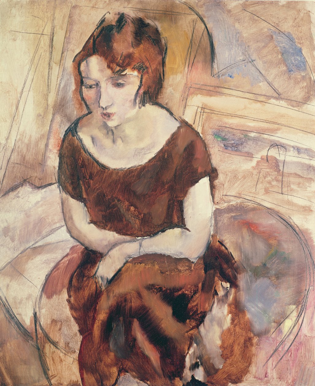 Young Woman, 1925 by Jules Pascin